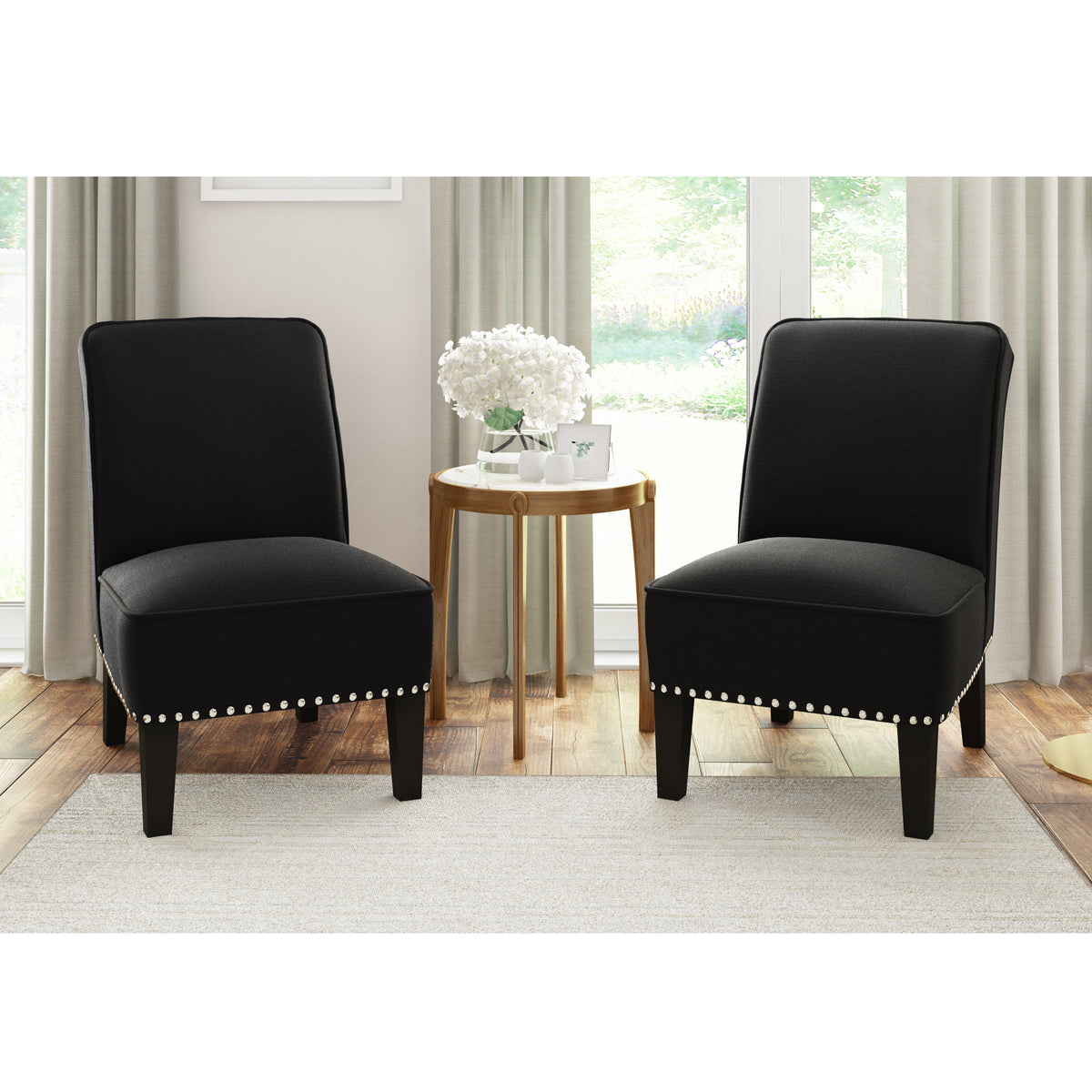 Armless Slipper Chairs