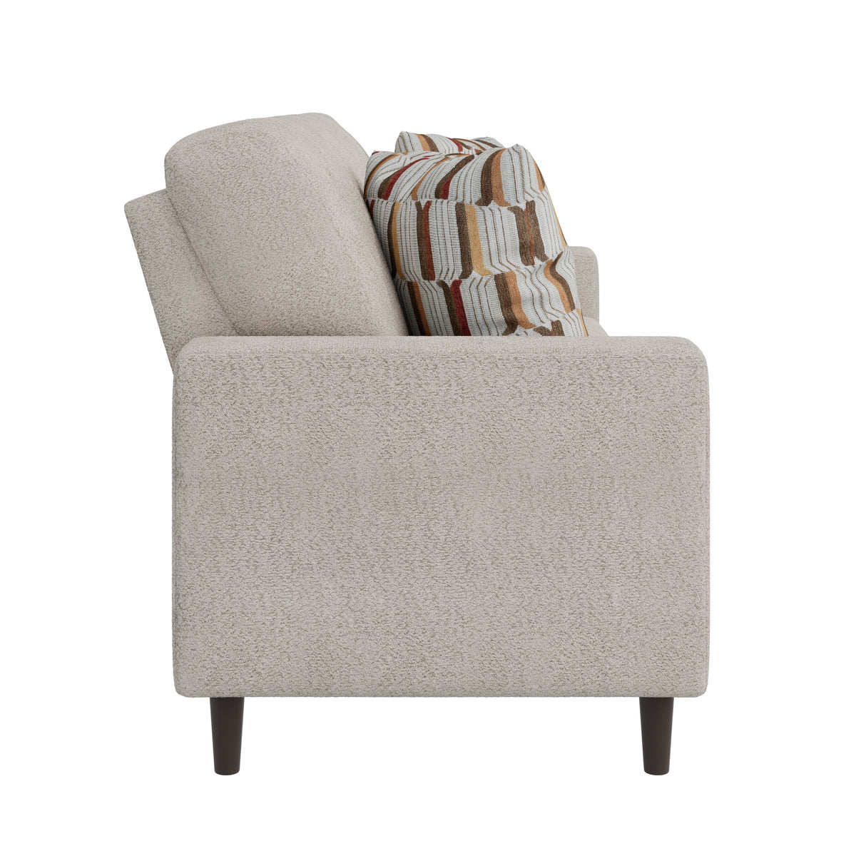 Prestwick Upholstered Small Space Sofa with 2 Accent Pillows