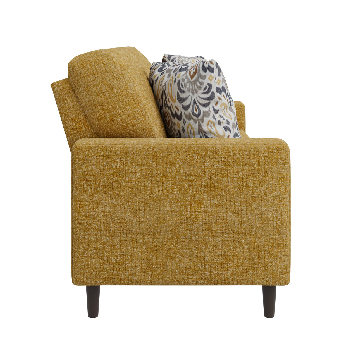 Prestwick Upholstered Small Space Sofa with 2 Accent Pillows