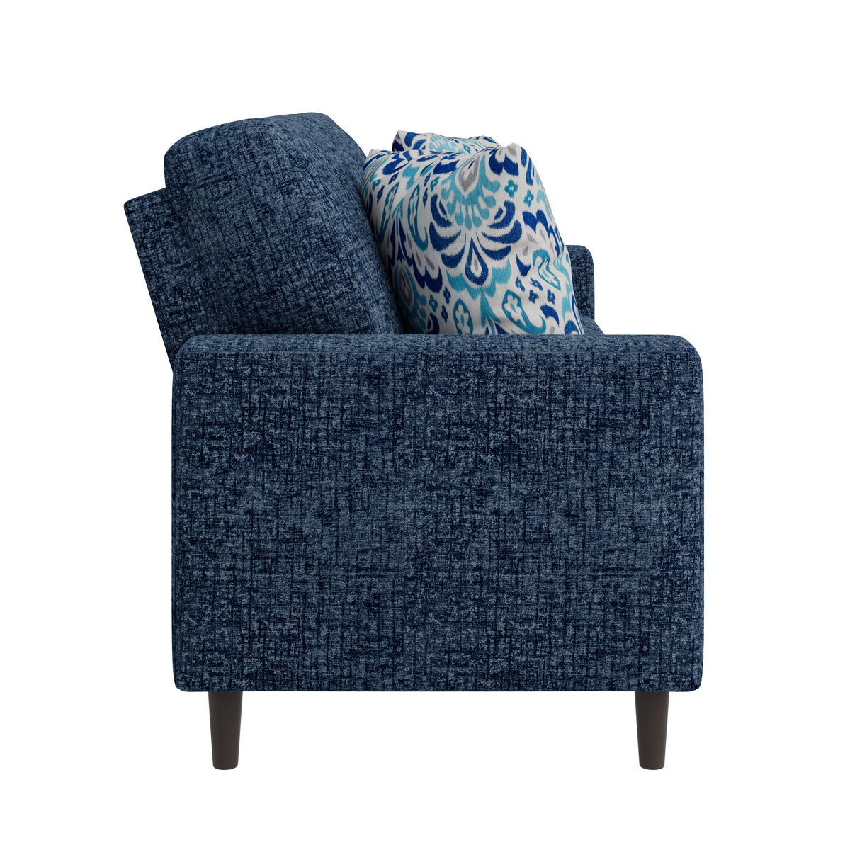 Prestwick Upholstered Small Space Sofa with 2 Accent Pillows