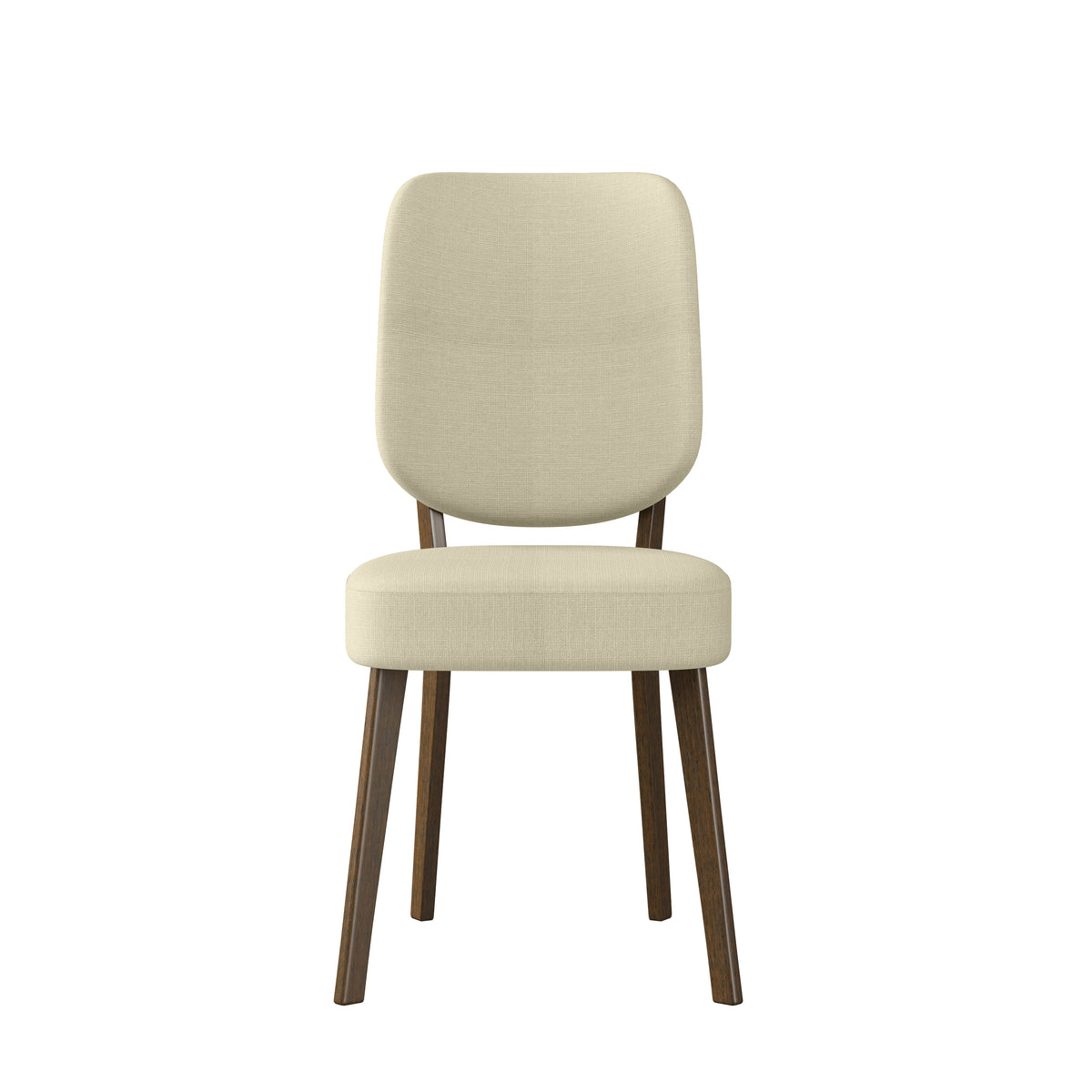 Dellers Mid-Century Modern Upholstered Dining Chairs (Set of 2)