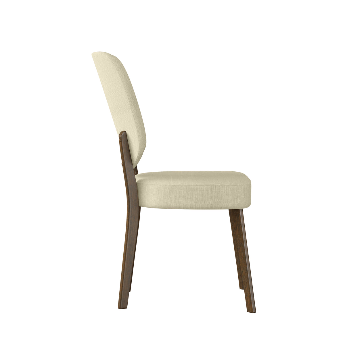 Dellers Mid-Century Modern Upholstered Dining Chairs (Set of 2)