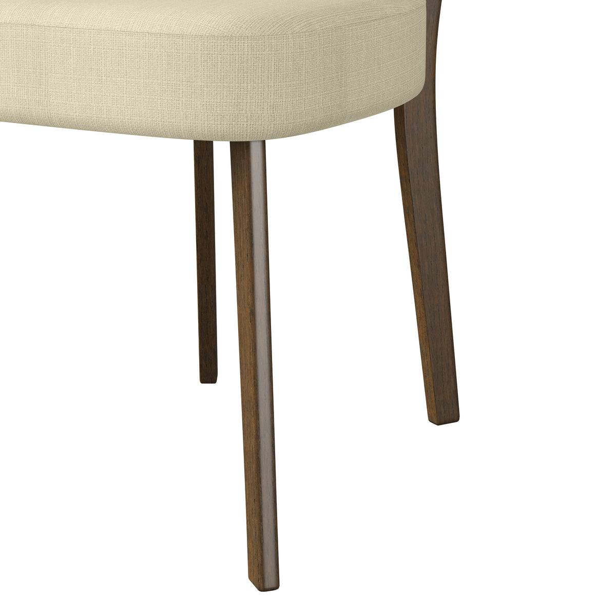 Dellers Mid-Century Modern Upholstered Dining Chairs (Set of 2)