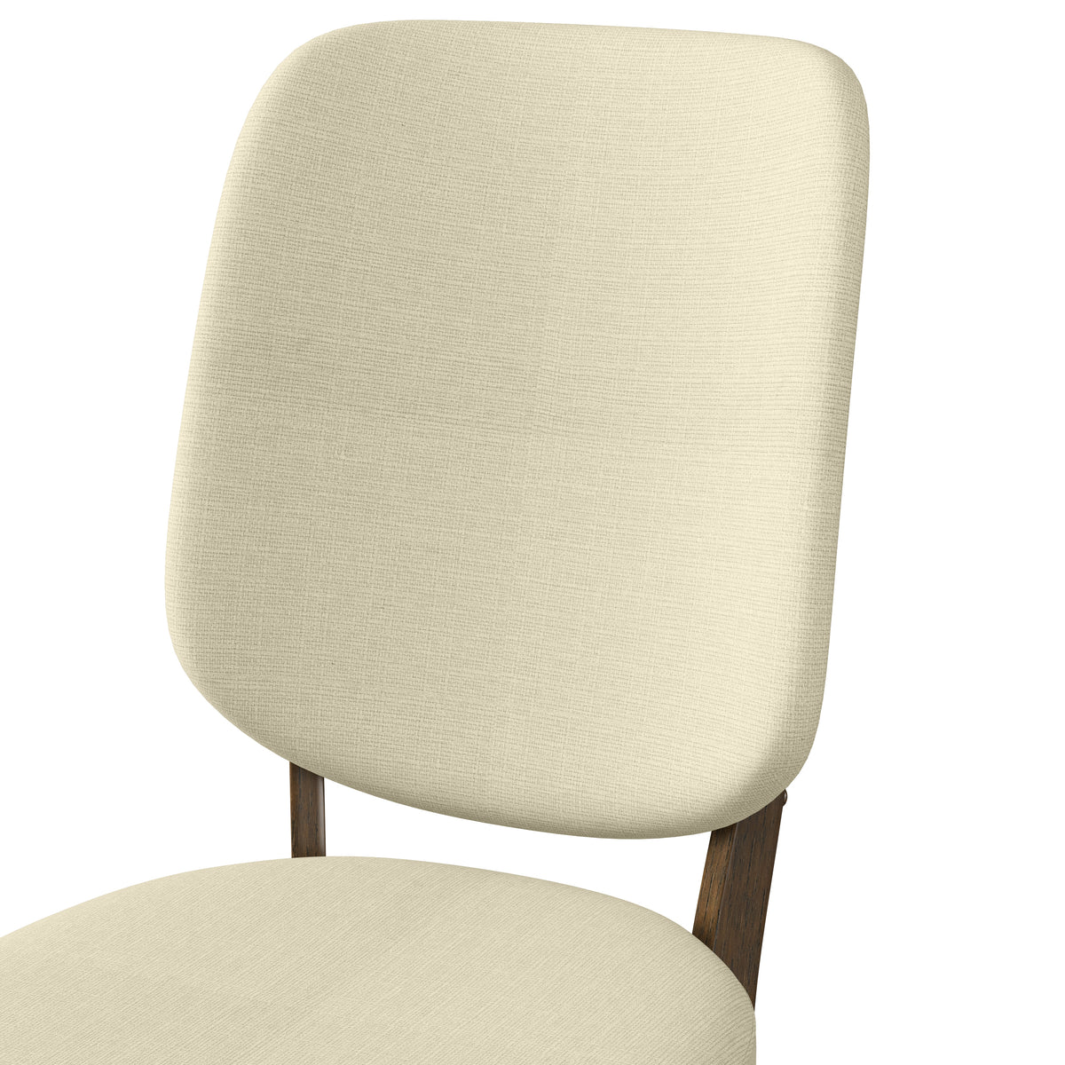 Dellers Mid-Century Modern Upholstered Dining Chairs (Set of 2)